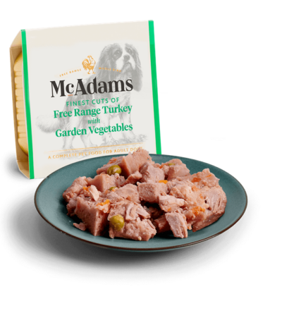 Tacchino ruspante con verdure dell'orto McAdams Parioli Toelettatura